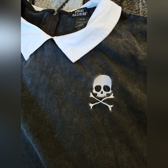 Cropped collared tee - Picture 5 of 5